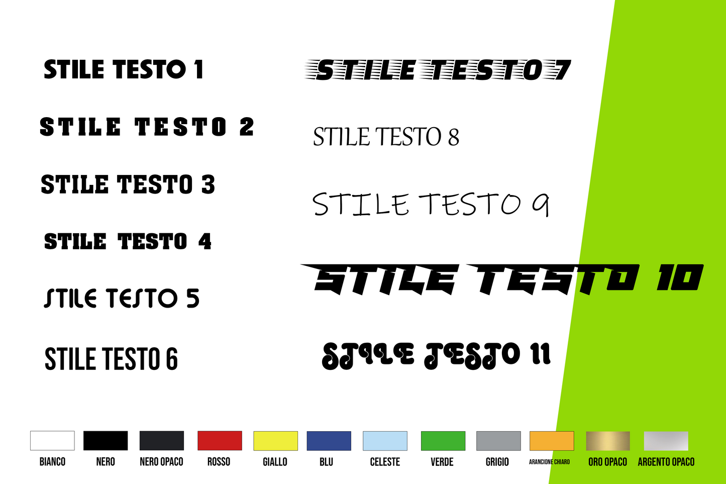 2 Adesivi bici moto auto bandiera italiana UNIVERSALI Personalizzate con tuo testo e su misura
