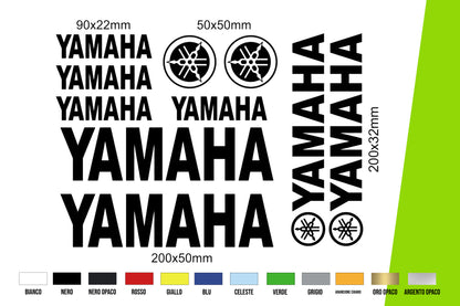 Adesivi Moto - Maxi Kit 10 pezzi serie di adesivi t-max 500 - 530 - 560 ri r6 yzf 250 450 x max  argento oro vari colori