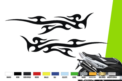 Adesivi Moto -KIT 2 PEZZI SERIE TMAX T- MAX 500 2008-2012 vari colori