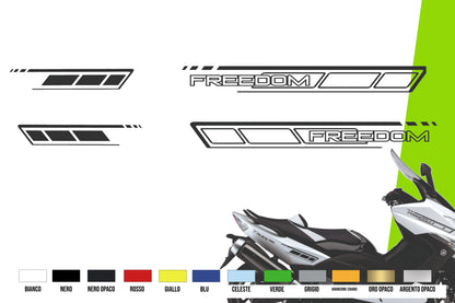 Adesivi Moto - KIT 4 PEZZI TMAX T- MAX 500 2008-2012 vari colori