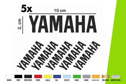 Adesivi Moto - KIT 5 PEZZI SCRITTA vari colori