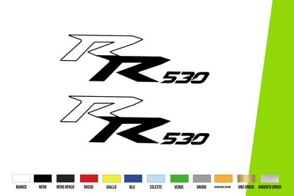 Adesivi Moto - KIT COPPIA ADESIVI RR SCUDO ANTERIORE T MAX 530 tmax  vari colori