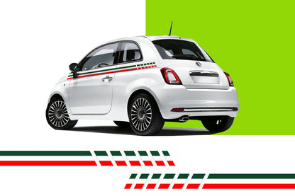 Fasce Adesive Auto -  Stripes Fasce Adesive a Strisce italia tricolore fiancate 230x10 cm