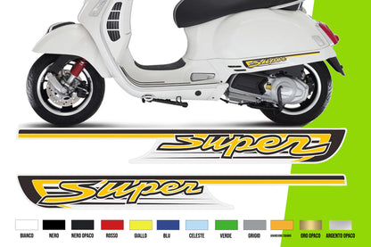 Adesivi Moto - GTS SUPER 125 300 MY19 IL MIO 19 HPE Decal GTS 300 scooter vari colori