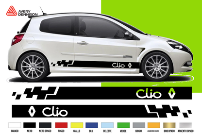 Fasce Adesive Auto - Strisce Fiancate Kit 2 Stickers vari colori RE CL