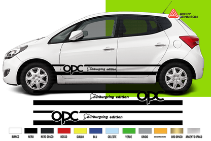 Fasce Adesive Auto - Strisce Fiancate Kit 2 Stickers vari colori O P C