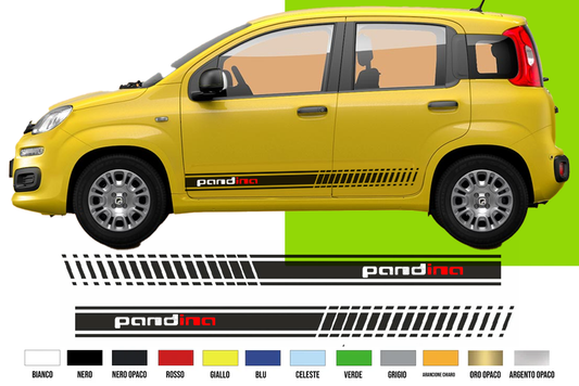Fasce Adesive Auto - Strisce Fiancate Kit 2 Stickers vari colori - Pand