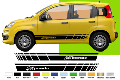 Fasce Adesive Auto - Strisce Fiancate Kit 2 Stickers vari colori - Pand Sport