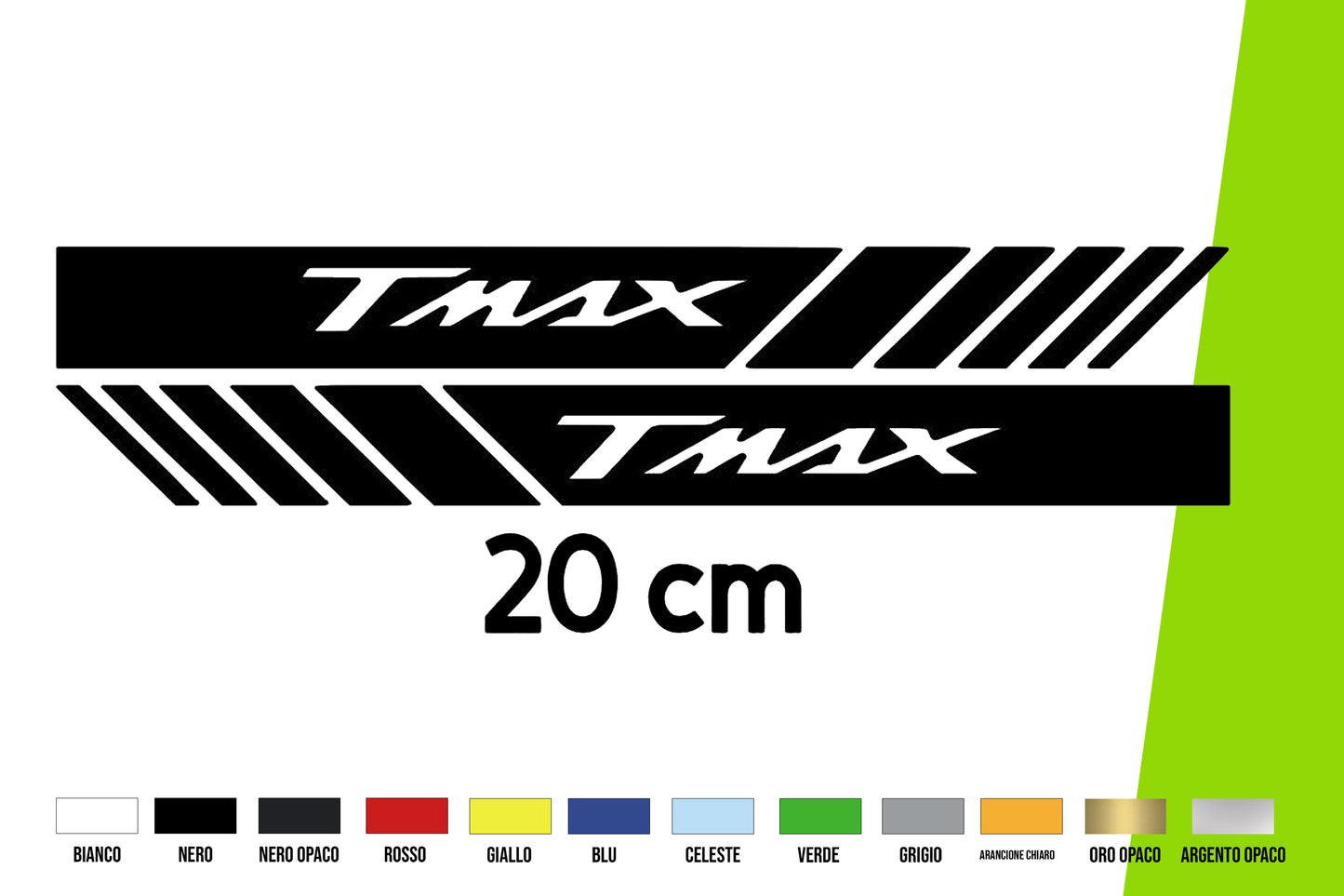 Adesivi Moto - Sottopedana T-Max TMAX 500 530 560 T MAX  vari colori