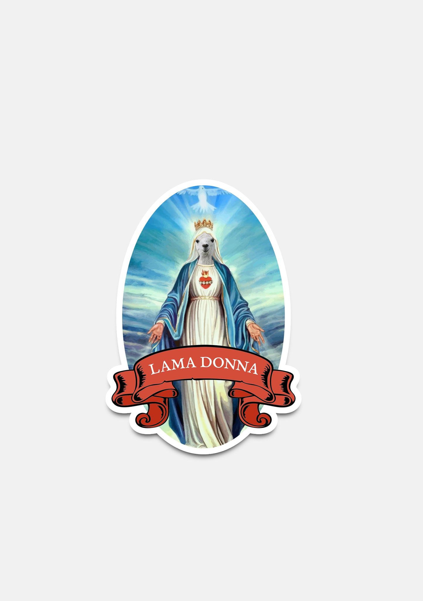 sticker Adesivo- lama donna