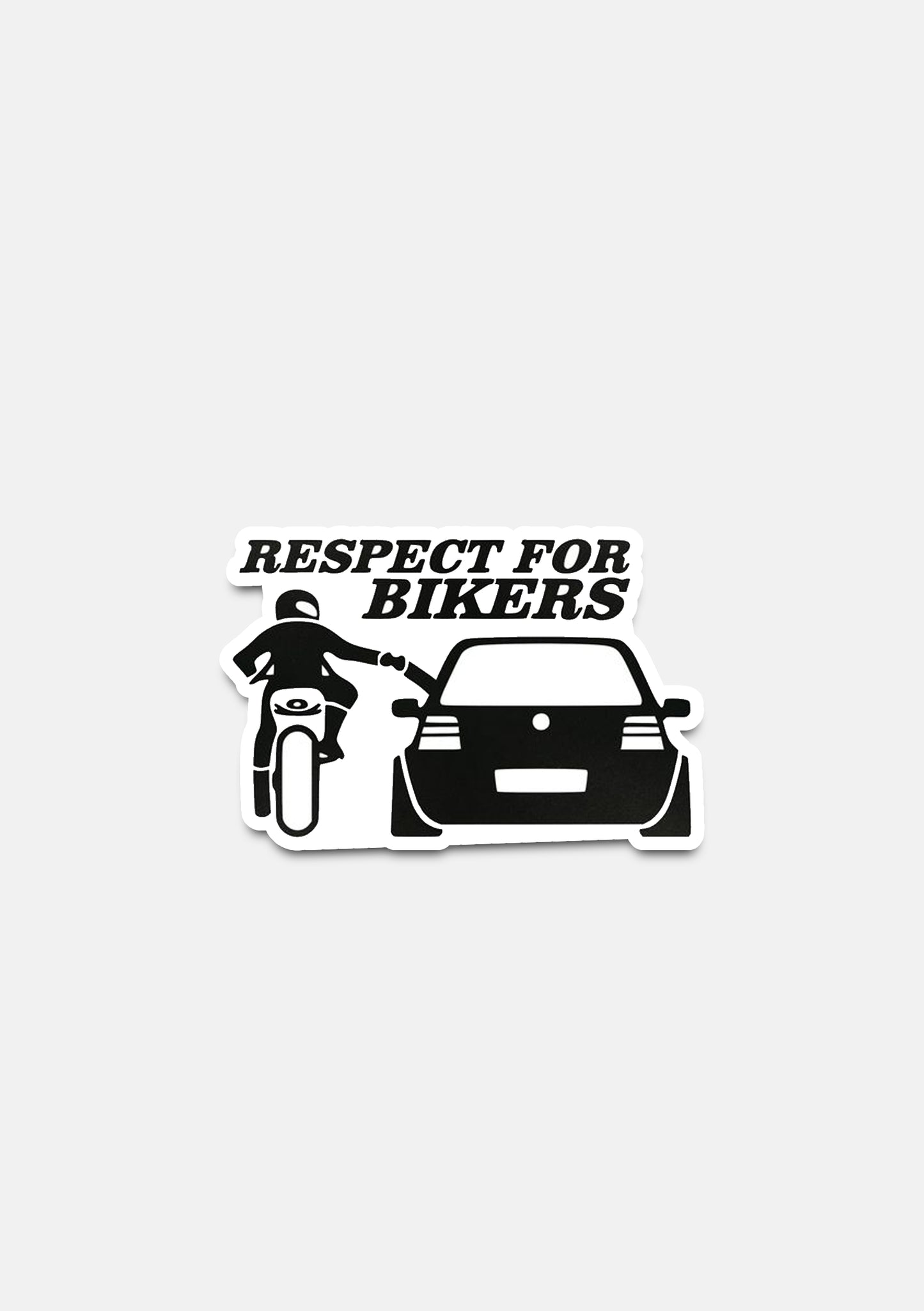 sticker Adesivo- respect for bikers