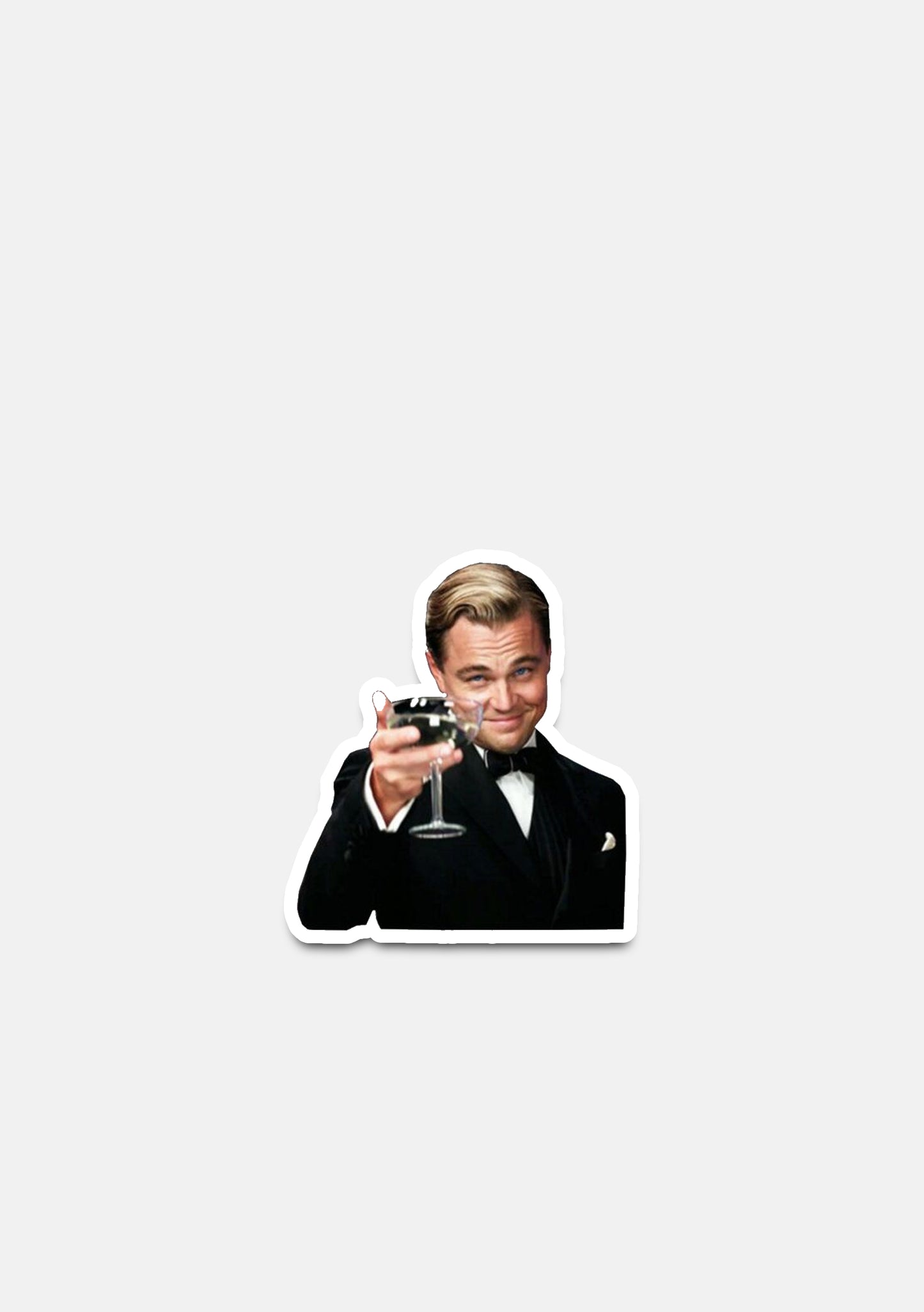 sticker Adesivo- meme leonardo