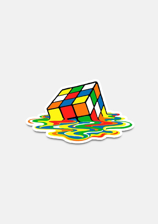 sticker Adesivo- cubo Rubik sciolto