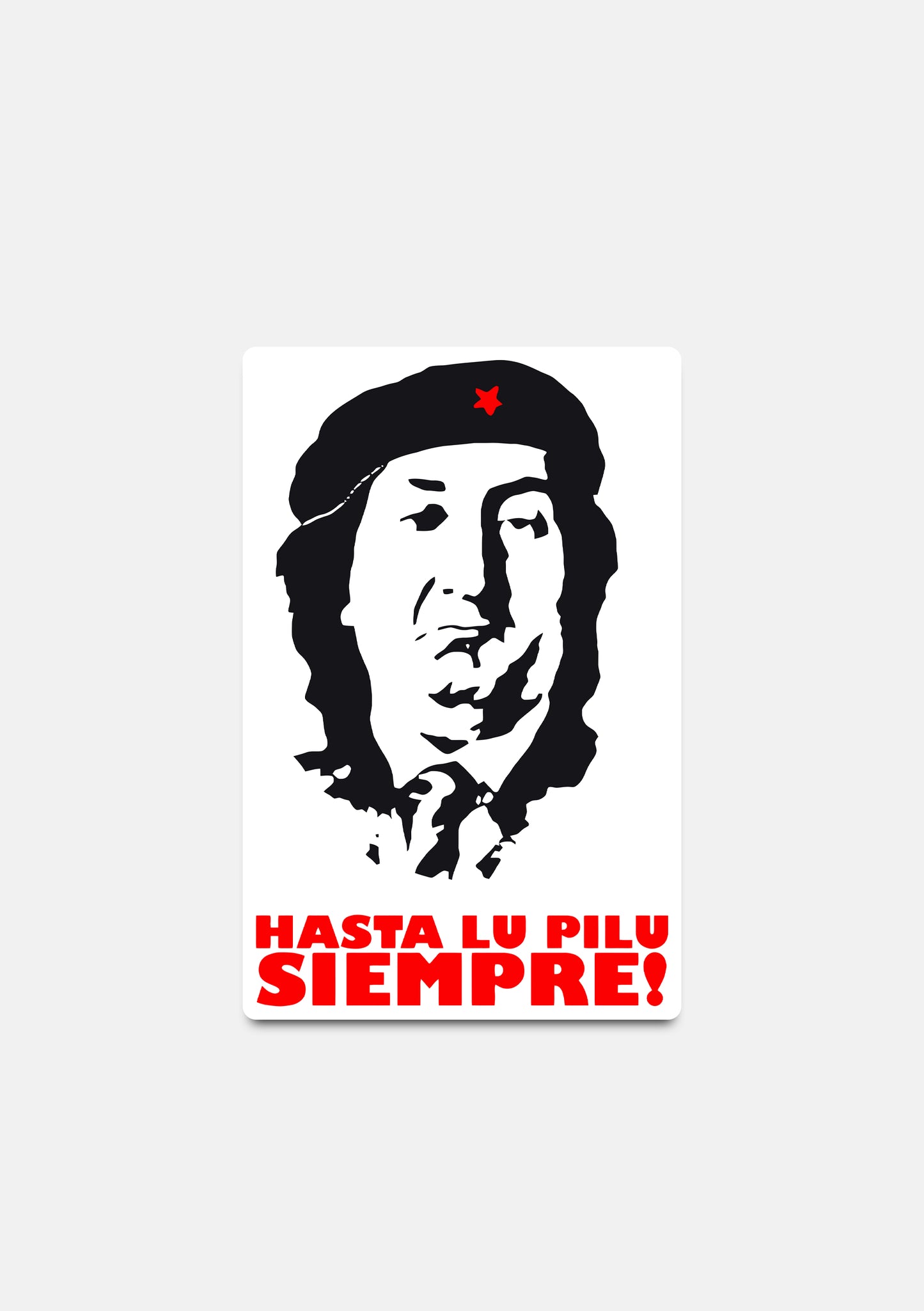 sticker Adesivo- hasta lu pilu
