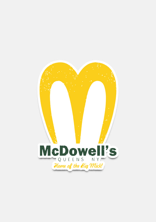 sticker Adesivo- il principoe cerca Hamburger