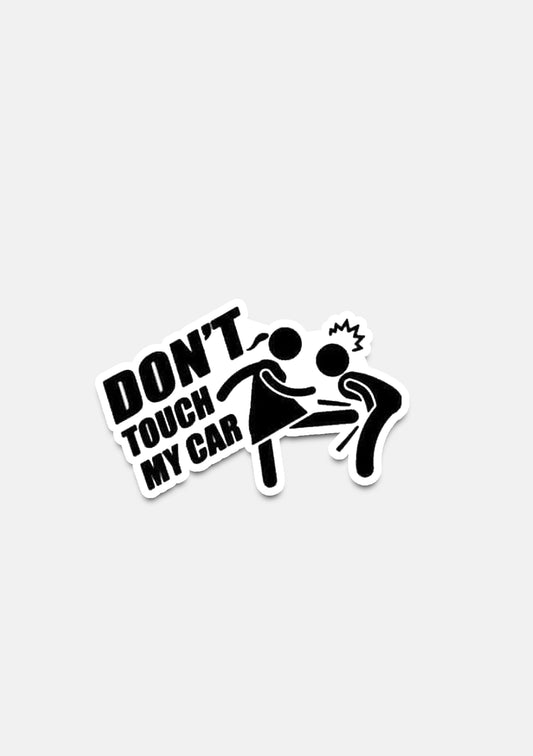 sticker Adesivo- dont touch my car