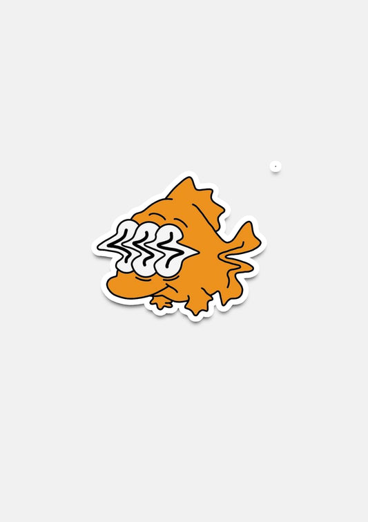 sticker Adesivo- pesce a tre occhi