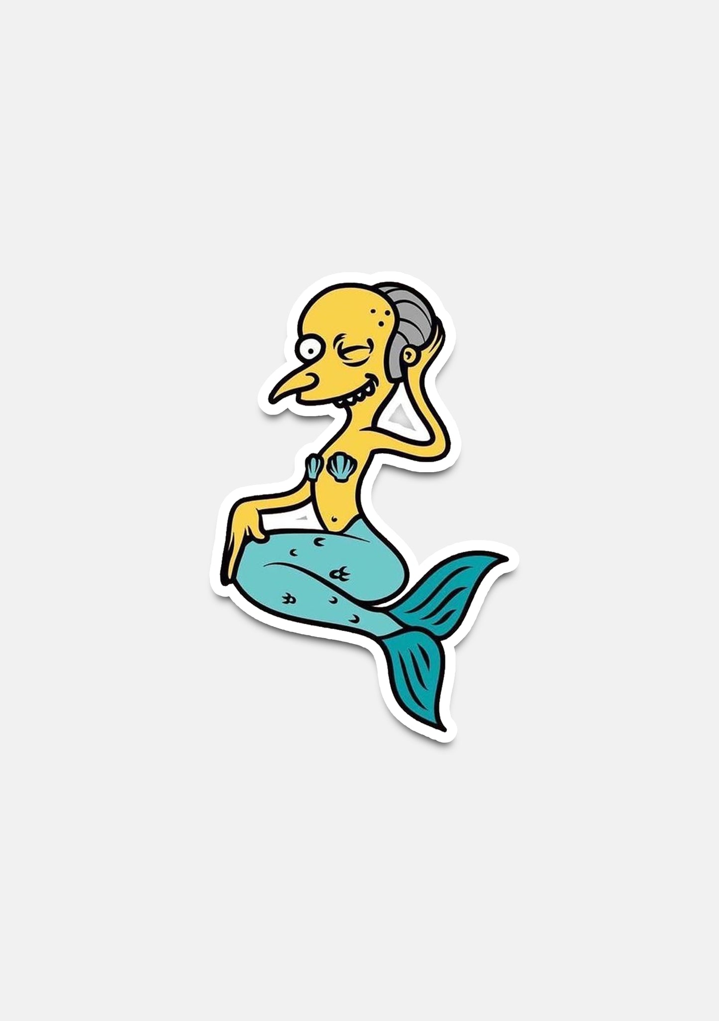 sticker Adesivo- sirena gialla Montgomery